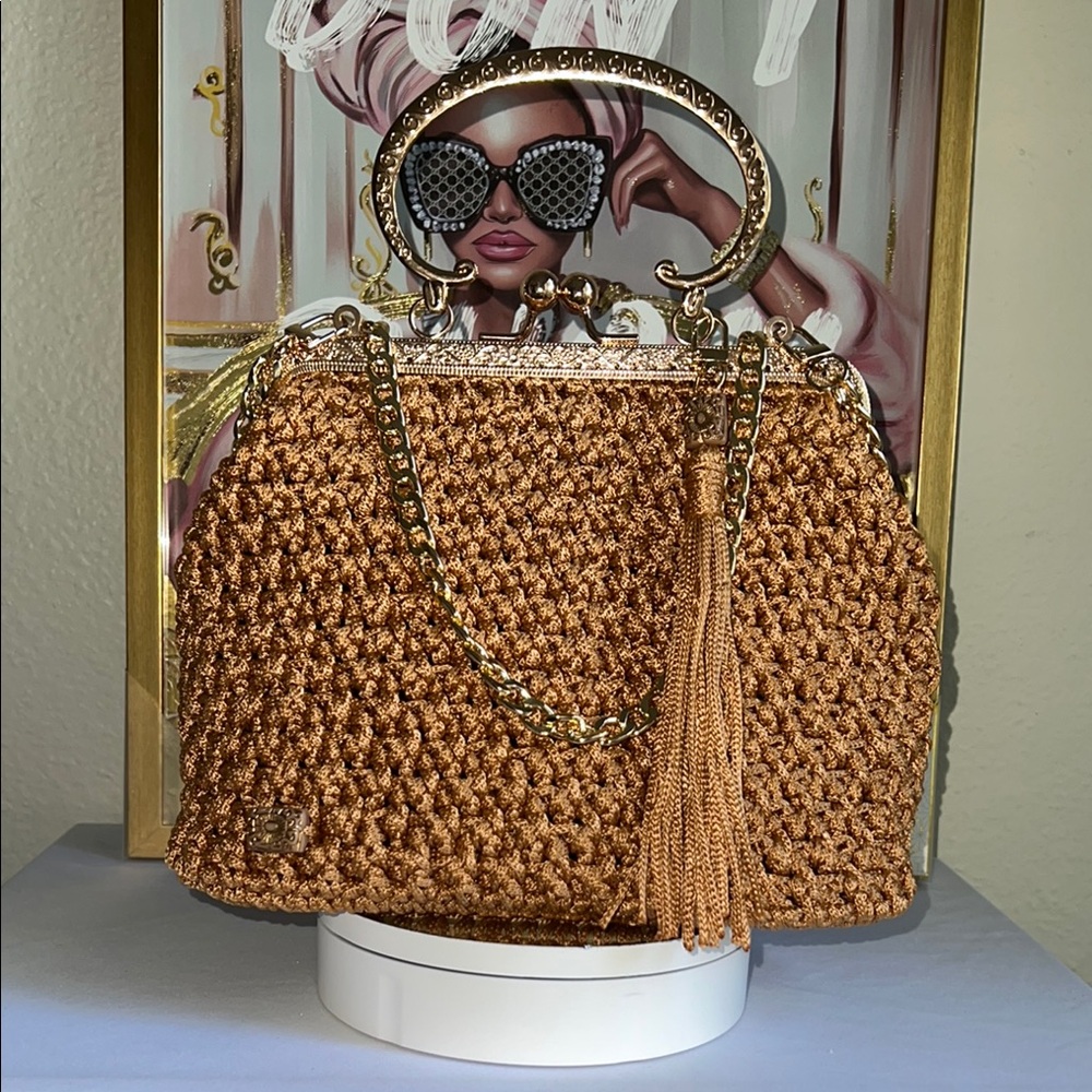 Hand Crafted Clutch Shoulder Bag